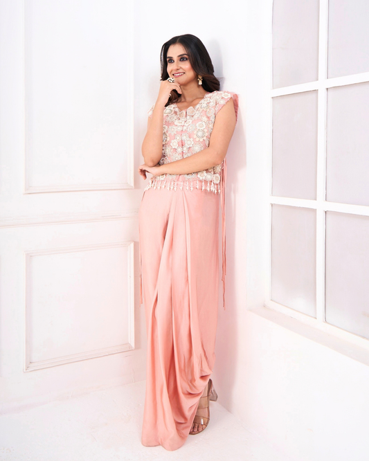 Organza Bib Three-Piece Set