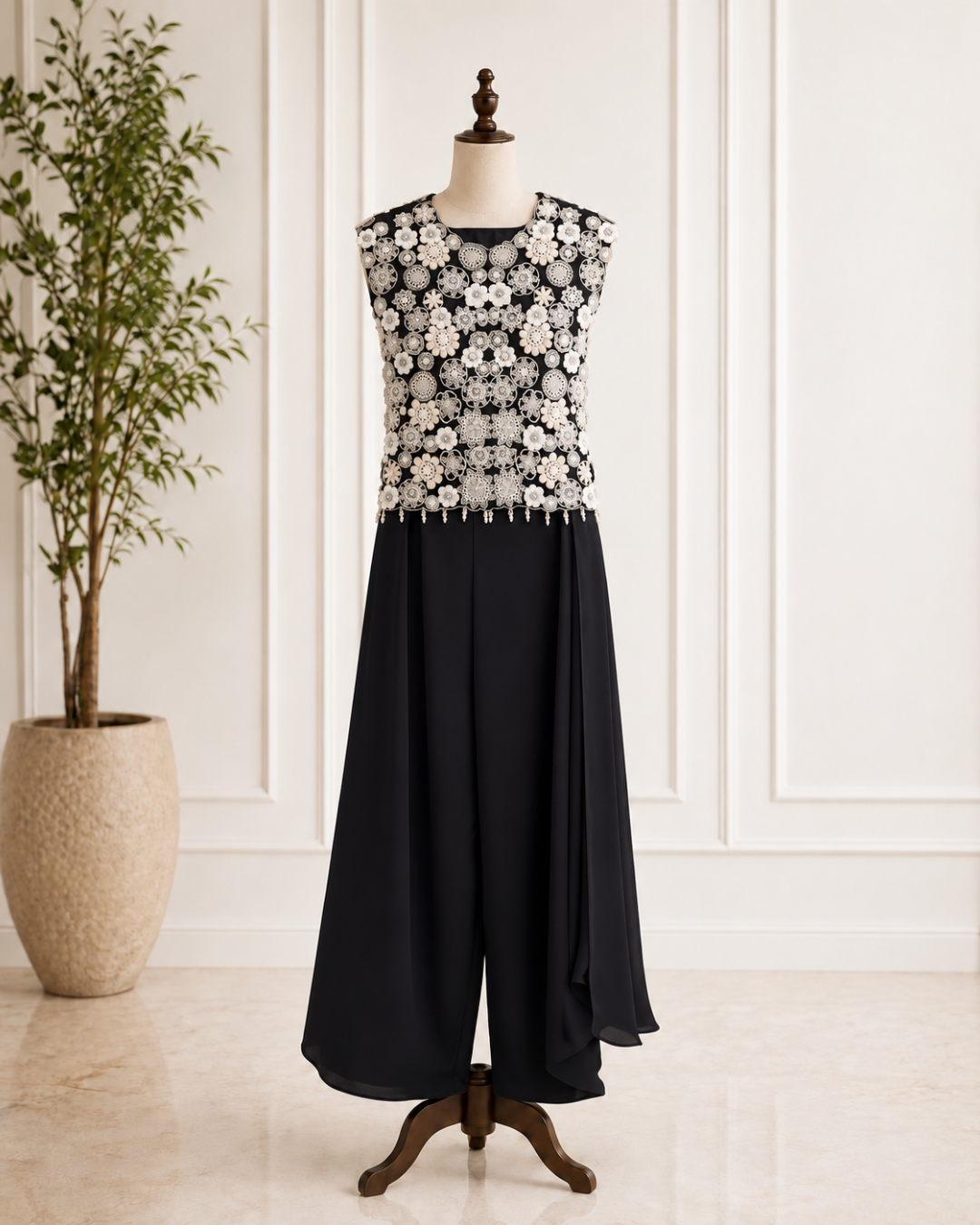 Organza Bib Three-Piece Set