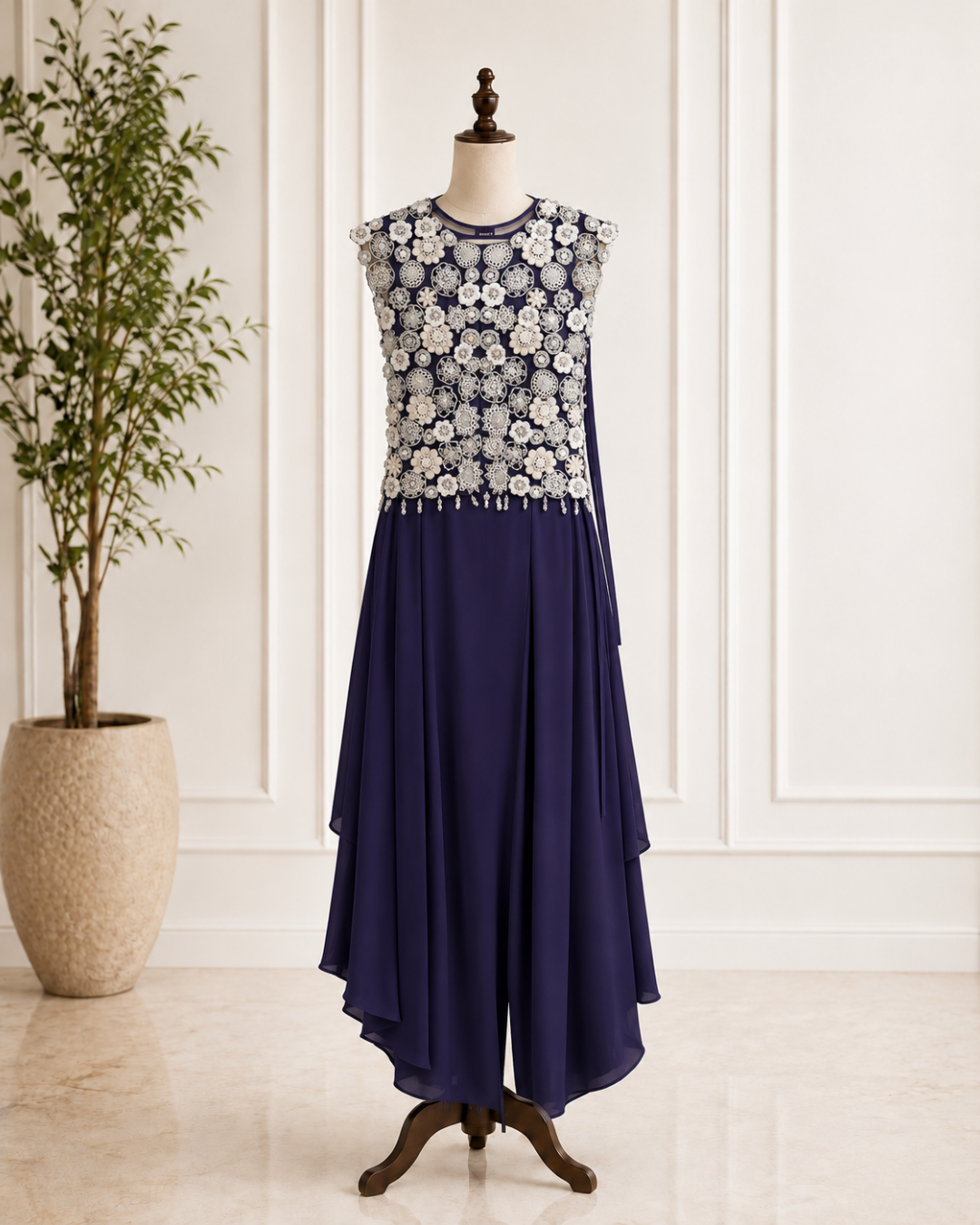 Organza Bib Three-Piece Set