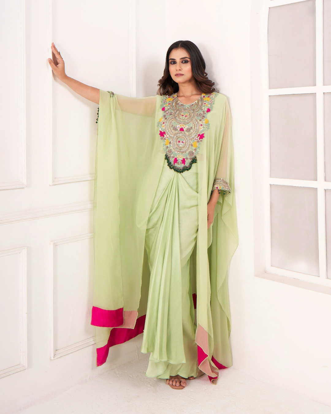Chiffon Skirt Three-Piece Set