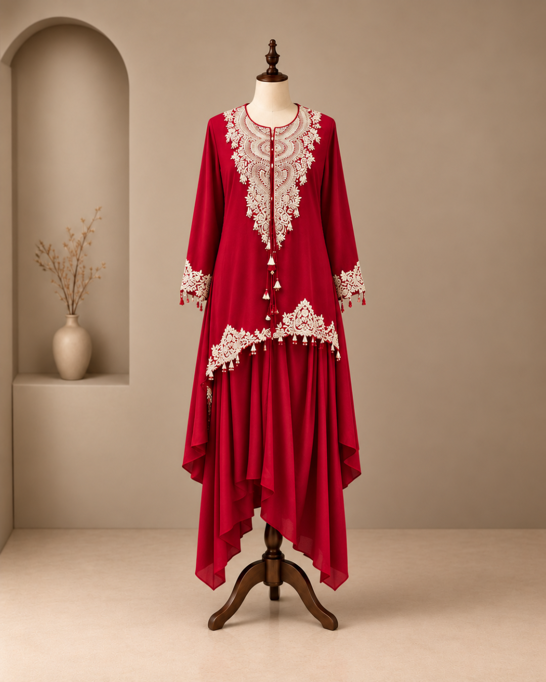 Chanderi Sharara Three-Piece Set